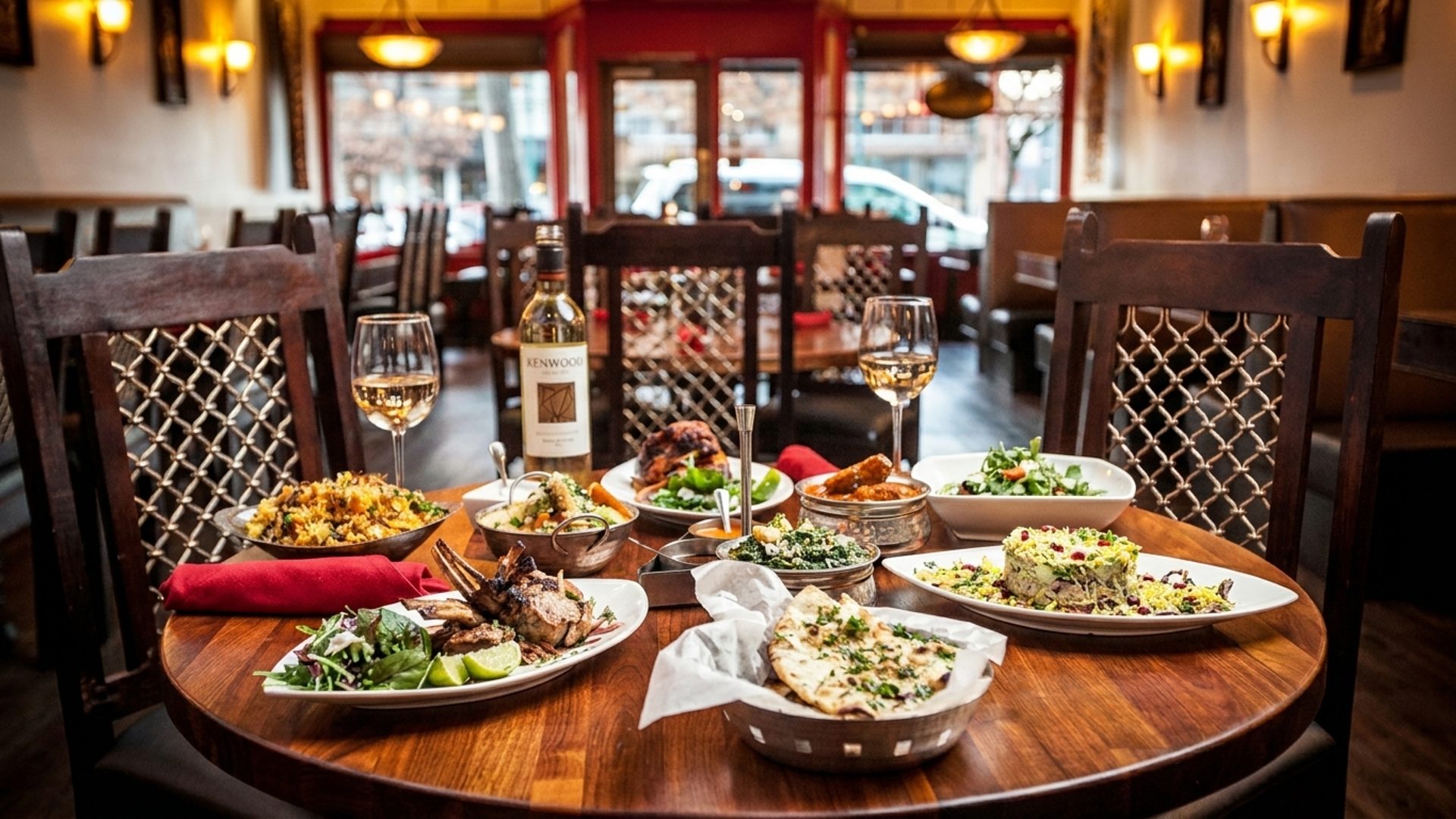 Private events in the dining room